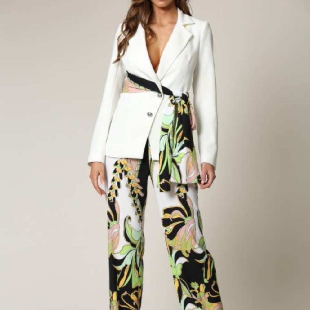 Paisley Blazer Set